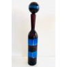 Glass bottle "A Fasce Orizzontali" by Fulvio Bianconi for Venini 1950s