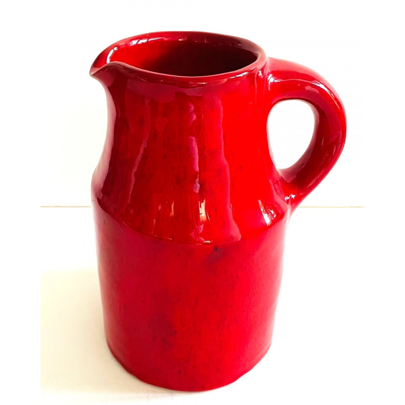 Large ceramic pitcher Robert and Jean Cloutier 60s