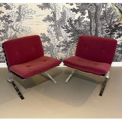 Olivier Mourgue “joker” Armchairs For Airborne 1970s