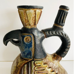 Rare Art Deco zoomorphic pitcher by Roger Guérin (Belgium)