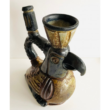 Rare Art Deco zoomorphic pitcher by Roger Guérin (Belgium)