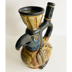 Rare Art Deco zoomorphic pitcher by Roger Guérin (Belgium)