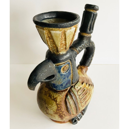 Rare Art Deco zoomorphic pitcher by Roger Guérin (Belgium)