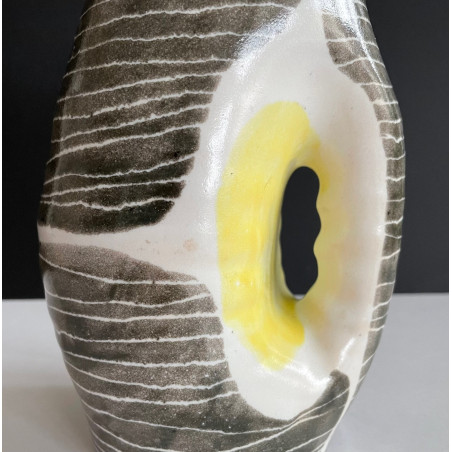 Earthenware vase by Mado Jolain 1960s