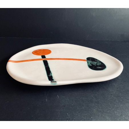 Peter and Denise Orlando ceramic dish 1950s