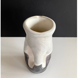 Earthenware pitcher vase by Mado Jolain 1960s
