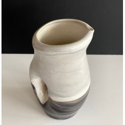 Earthenware pitcher vase by Mado Jolain 1960s