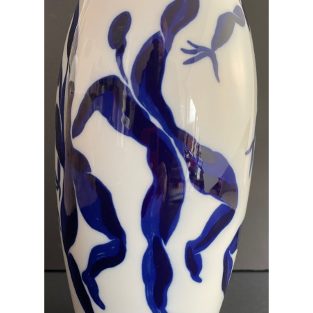 “Bacchanale” vase in Limoges porcelain by Hervé Van der Straeten for Bernardaud