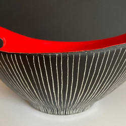 Grande coupe en céramique Jean de lespinasse Vallauris modèle 561