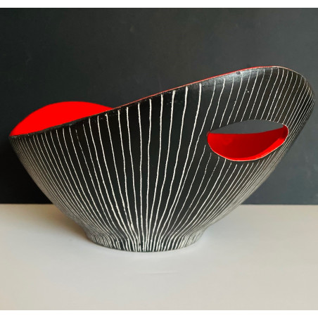 Grande coupe en céramique Jean de lespinasse Vallauris modèle 561