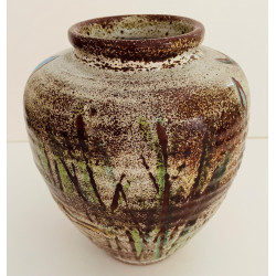 Africanist ceramic vase from Accolay 1960s