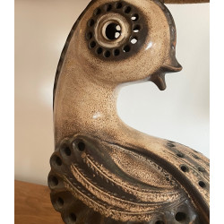 Large Accolay zoomorphic sculpture lamp 70s