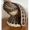 Rare lampe sculpture zoomorphe Accolay années 70