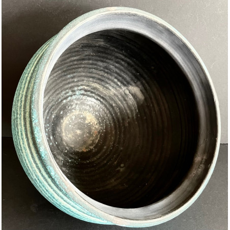 Vase cachepot en céramique d'Accolay série "Gauloise"