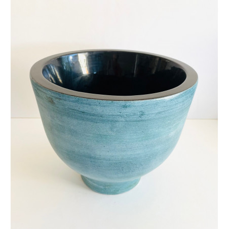 Grand vase en céramique par Jean de Lespinasse Vallauris  Années 60