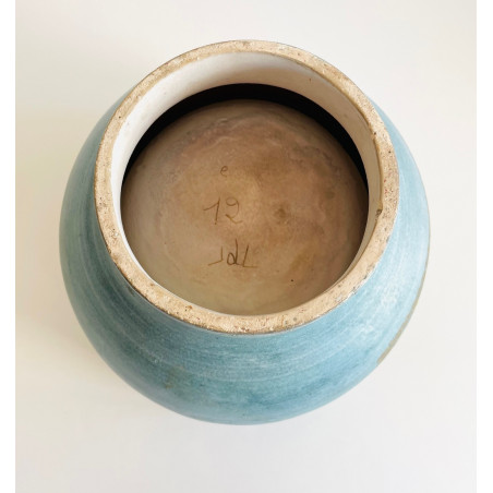 Grand vase en céramique par Jean de Lespinasse Vallauris  Années 60