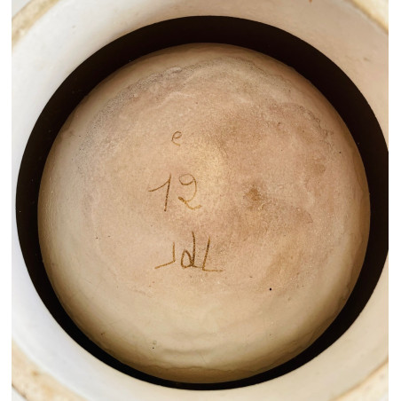 Grand vase en céramique par Jean de Lespinasse Vallauris  Années 60