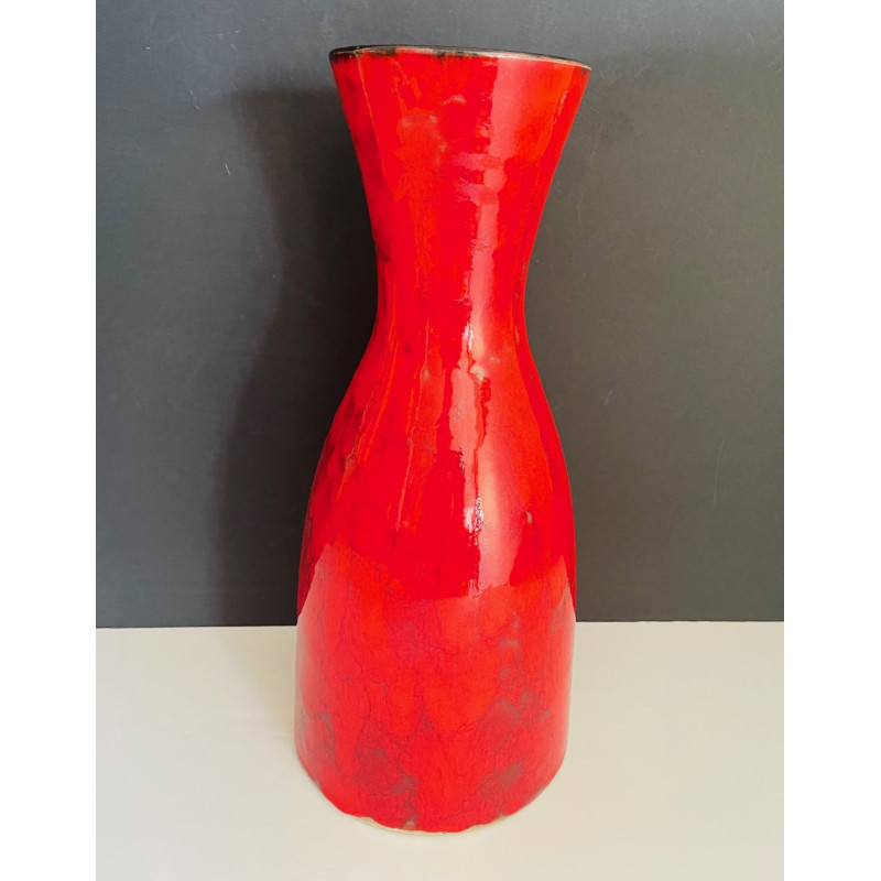 Grand vase en céramique par Robert et Jean Cloutier