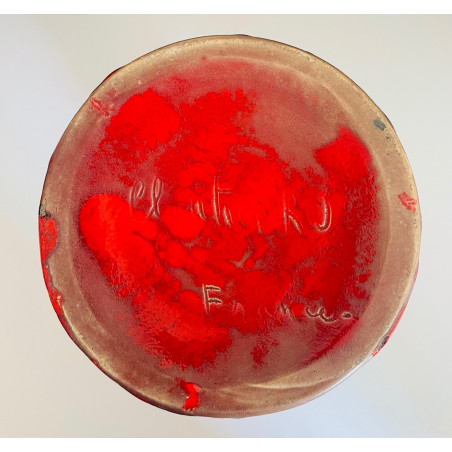 Grand vase en céramique par Robert et Jean Cloutier