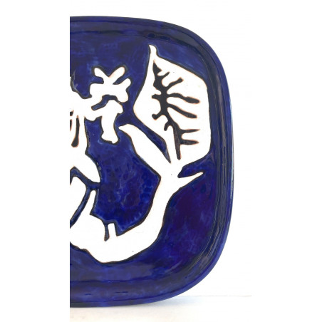 Plat en céramique dessin de Jean Lurçat poterie de Sant Vicens