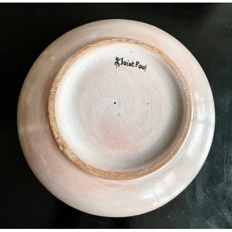 Coupe en céramique par Pierre Saint-Paul poterie de Sant Vicens