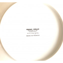 Assiette en porcelaine dessin de Jean Cocteau