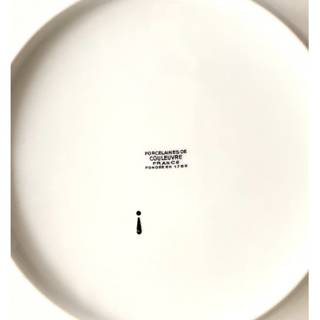 Assiette en porcelaine dessin de Jean Cocteau