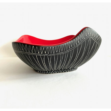 Grande coupe en céramique Jean de lespinasse Vallauris modèle N°508