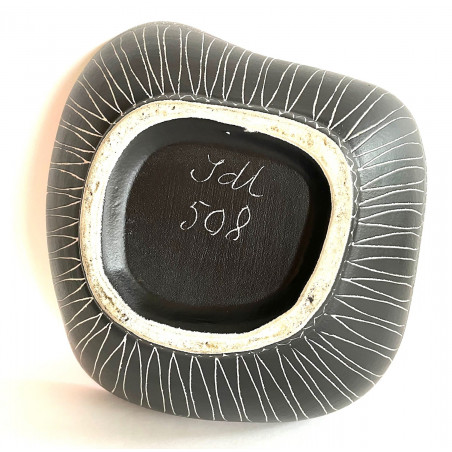 Grande coupe en céramique Jean de lespinasse Vallauris modèle N°508