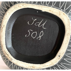 Grande coupe en céramique Jean de lespinasse Vallauris modèle N°508