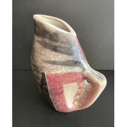 Vase pichet zoomorphe en céramique par Mado Jolain années 50