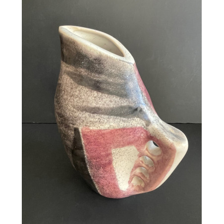 Vase pichet zoomorphe en céramique par Mado Jolain années 50