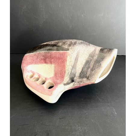 Vase pichet zoomorphe en céramique par Mado Jolain années 50