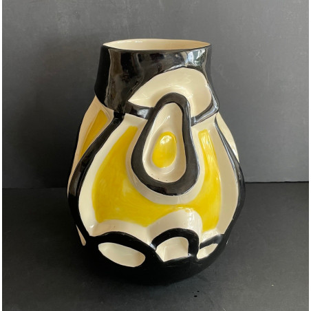 Vase sculpture par Roland Brice et Fernand Léger Biot
