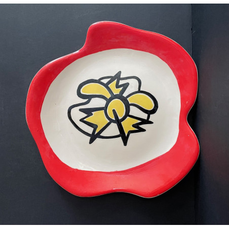 Assiette en faïence Roland Brice et Fernand Léger Biot