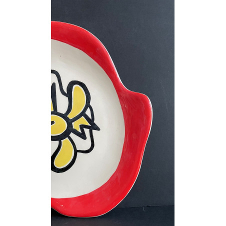 Assiette en faïence Roland Brice et Fernand Léger Biot