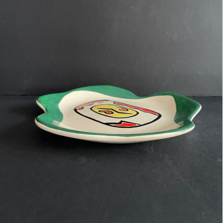 Assiette en faïence Roland AssietBrice et Fernand Léger Biot