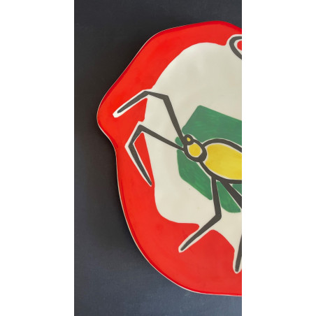 Grand plat en céramique Roland Brice et Fernand Léger