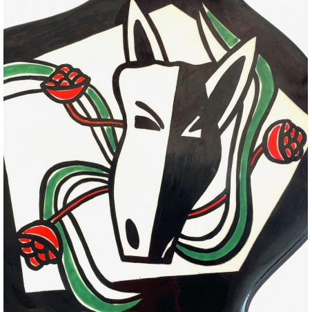 Grand plat en céramique Roland Brice et Fernand Léger