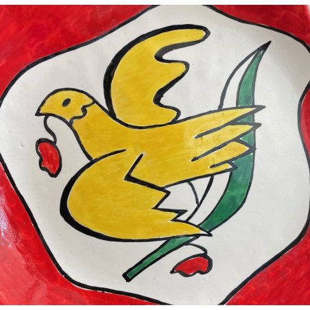 Assiette en faïence Roland Brice et Fernand Léger Biot