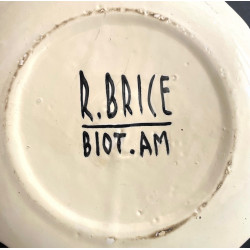 Assiette en faïence Roland Brice et Fernand Léger Biot