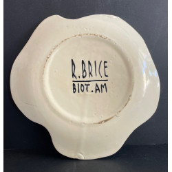 Assiette en faïence Roland Brice et Fernand Léger Biot