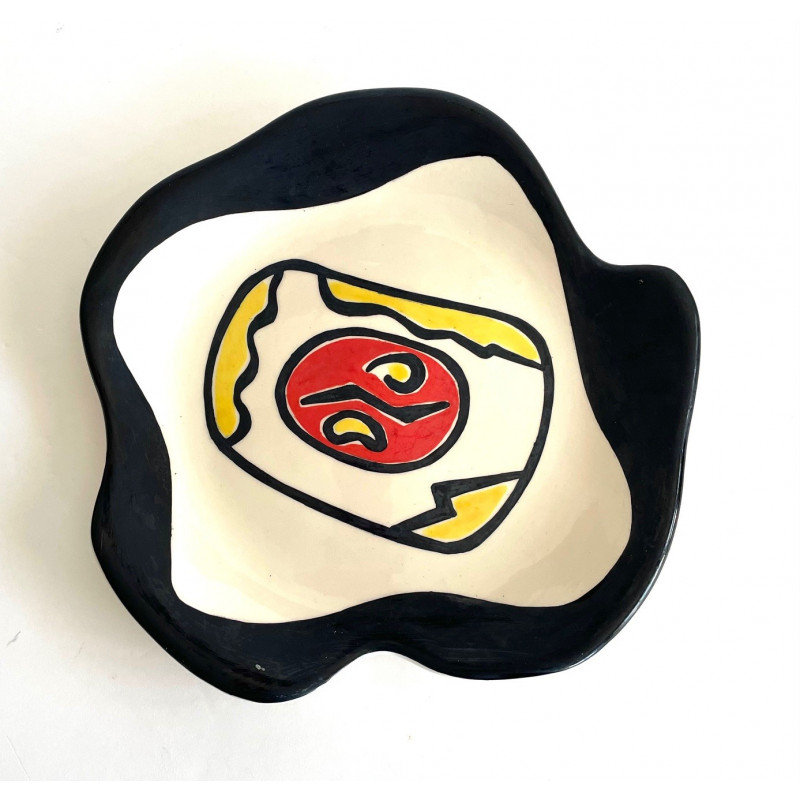 Assiette en faïence Roland Brice et Fernand Léger
