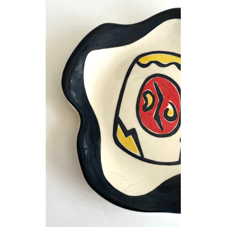 Assiette en faïence Roland Brice et Fernand Léger