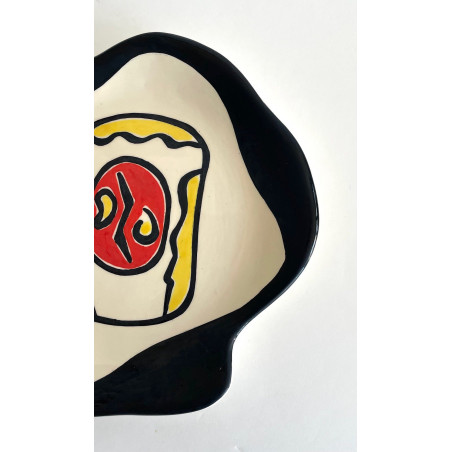 Assiette en faïence Roland Brice et Fernand Léger