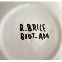Assiette en faïence Roland Brice et Fernand Léger