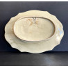 Grand plat en barbotine Art Nouveau dans le goût de  Bernard Palissy