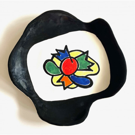 Assiette en faïence Roland Brice et Fernand Léger Biot