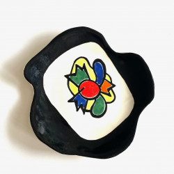 Assiette en faïence Roland Brice et Fernand Léger Biot