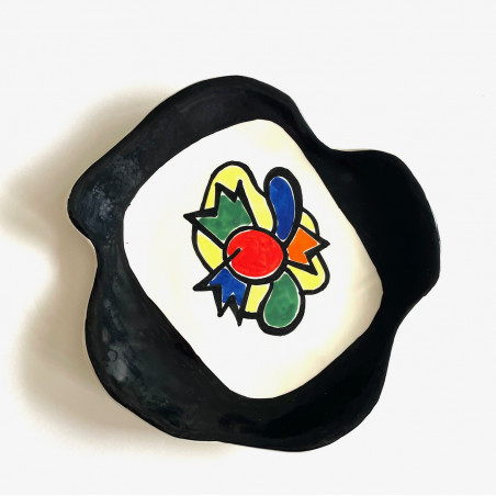 Assiette en faïence Roland Brice et Fernand Léger Biot